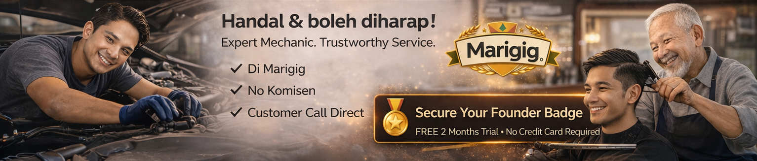 Handal & boleh diharap! Expert Mechanic. Trustworthy Service.